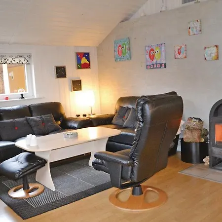 Σπίτι διακοπών Holiday Oksbol With Fireplace 05